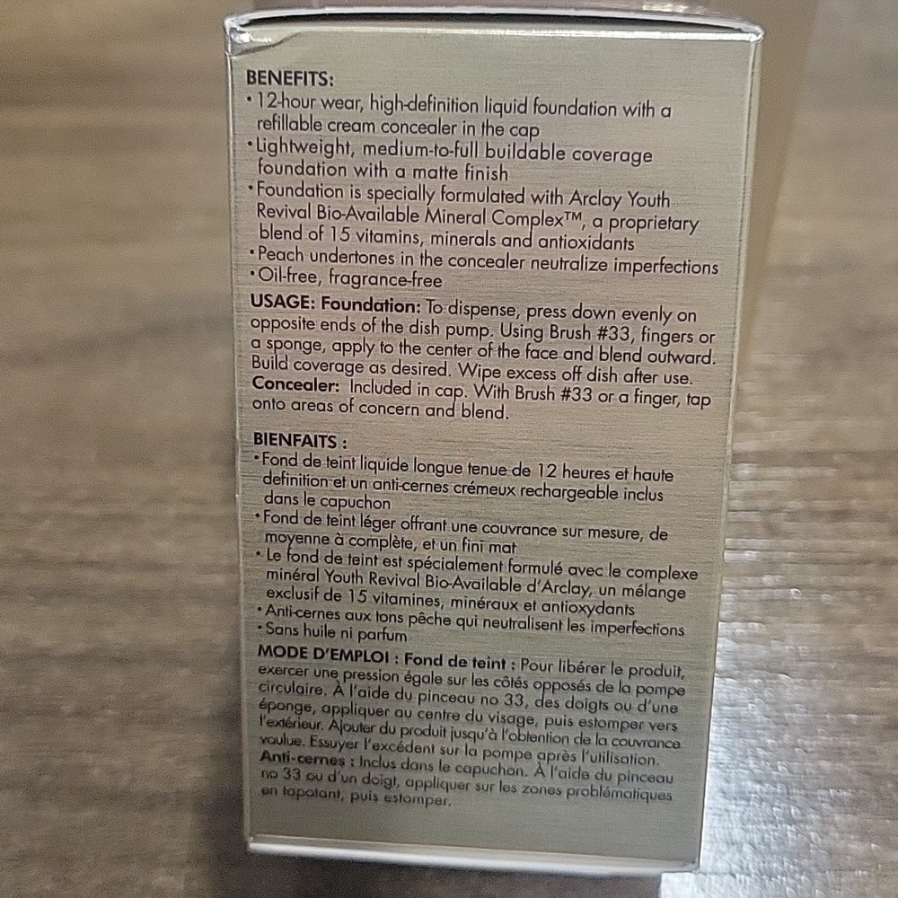 Stila Stay All Day Foundation & Concealer Espresso-New in Box - Picture 7 of 16